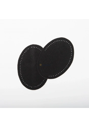 Dirsek Yaması Siyah Süet