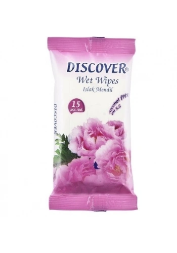 Discover Islak Cep Mendili 15 Adet