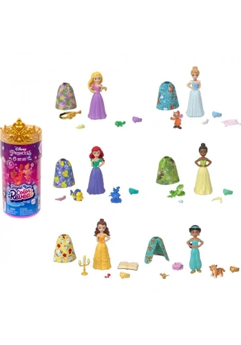 Disney Prenses Color Reveal Renk Değiştiren Ana Karakter Bebekler - 1.Seri HMB69