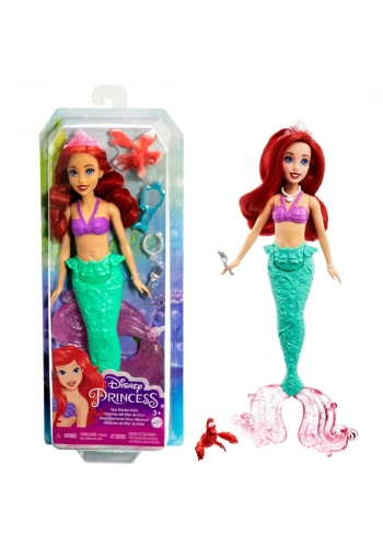 Disney Prenses Denis Kızı Ariel Ve Aksesuarları HLW34