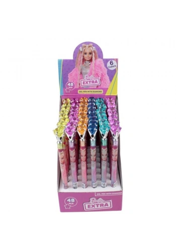 Dolphin Jel Kalem Barbie Taşlı 6 Renk B-170