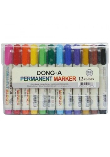 Dong-A Markör Permanent 12 Renk 239314
