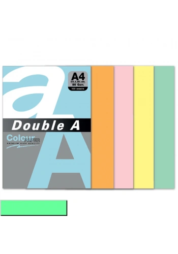 Double A Renkli Kağıt 100 LÜ A4 80 GR Pastel Lagoon