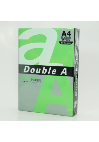 Double A Renkli Kağıt 500 LÜ A4 80 GR Papağan Yeşili