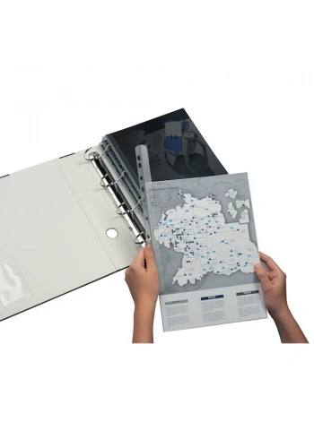 Durable Delikli Sırtlık Şeffaf 30 Syf 2902
