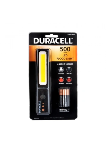 Duracell 500 Lümen Ledli El Feneri + 3 AA Piller Dahil