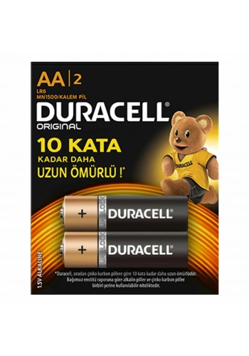 Duracell AA Kalem Pil 2li
