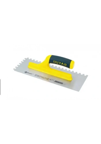 Duyar Sıva Malası Lastik sap 30 cm 10x10 Diş - DUYAR130