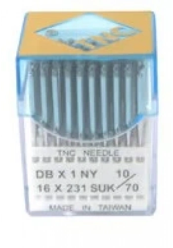 Düz Makine İnce Dip Dikiş İğnesi / DBX1 SUK 10/70 100ADET
