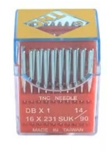 Düz Makine İnce Dip Dikiş İğnesi / DBX1 SUK 14/90 100ADET