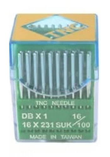 Düz Makine İnce Dip Dikiş İğnesi / DBX1 SUK 16/100 100ADET
