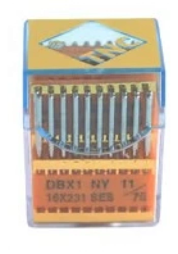 Düz Makine İnce Dip Yanmaz Dikiş İğnesi / DBX1 SES PVD 11/75 100ADET