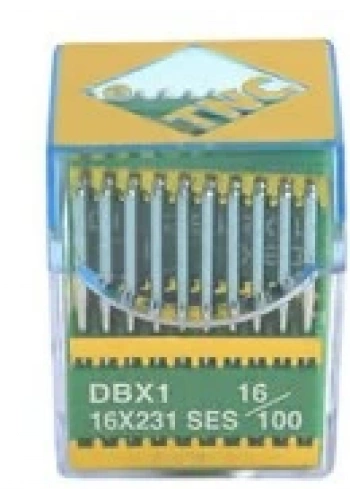 Düz Makine İnce Dip Yanmaz Dikiş İğnesi / DBX1 SES PVD 16/100 100ADET
