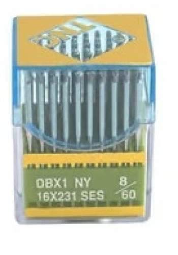 Düz Makine İnce Dip Yanmaz Dikiş İğnesi / DBX1 SES PVD 8/60 100ADET