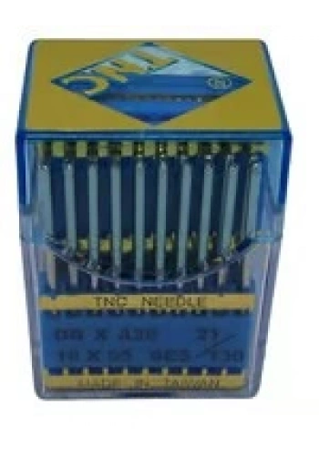 Düz Makine İnce Dip Yanmaz Dikiş İğnesi / DBXA20 (DBX1) SES PVD 21/130 100ADET