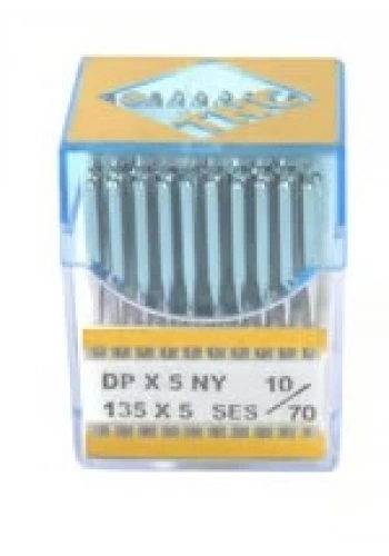 Düz Makine Kalın Dip Yanmaz Dikiş İğnesi / DPX5 SES PVD 10/70 100ADET