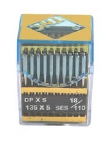 Düz Makine Kalın Dip Yanmaz Dikiş İğnesi / DPX5 SES PVD 18/110 100ADET