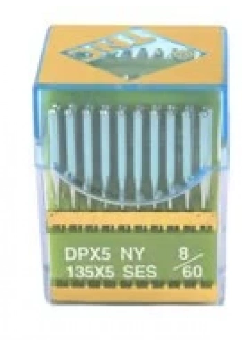 Düz Makine Kalın Dip Yanmaz Dikiş İğnesi / DPX5 SES PVD 8/60 100ADET