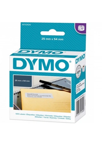 Dymo Label Witer Etiketi Uluslararası İade Adres 500 LÜ 54x25 MM Beyaz S0722520