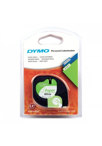 Dymo Letratag Şerit Kağıt 12 MMx4 MT Beyaz S0721510