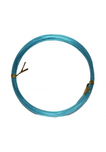 Dytac Alüminyum Tel Yuvarlak 1mm x 4m Turkuaz