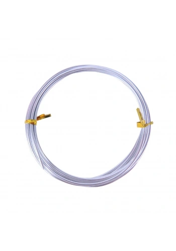 Dytac Alüminyum Tel Yuvarlak 2mm x 2m Gümüş