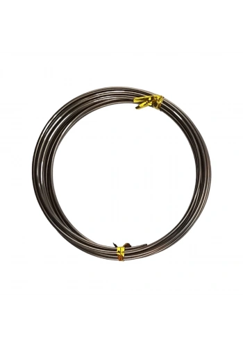 Dytac Alüminyum Tel Yuvarlak 2mm x 2m Koyu Bakır