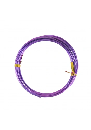 Dytac Alüminyum Tel Yuvarlak 2mm x 2m Mor