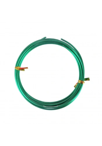 Dytac Alüminyum Tel Yuvarlak 2mm x 2m Yeşil
