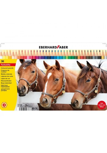 Eberhard Faber Kuru Boya Kalemi Seti 36 Renk Metal Kutu