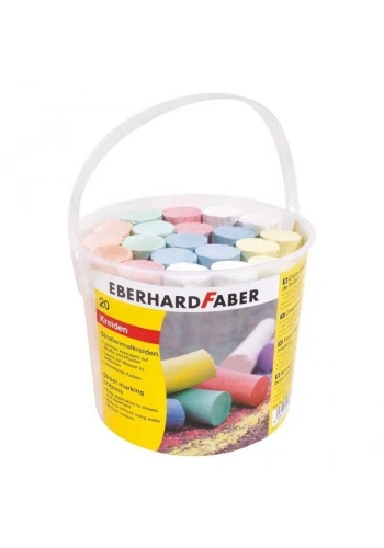Eberhard Faber Sokak İşaretleme Tebeşiri 6 Renk 20 Adet Kova