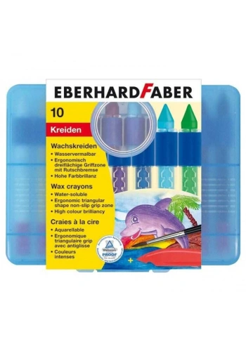 Eberhard Faber Sulandırılabilir Mumlu Pastel Boya 10 Renk
