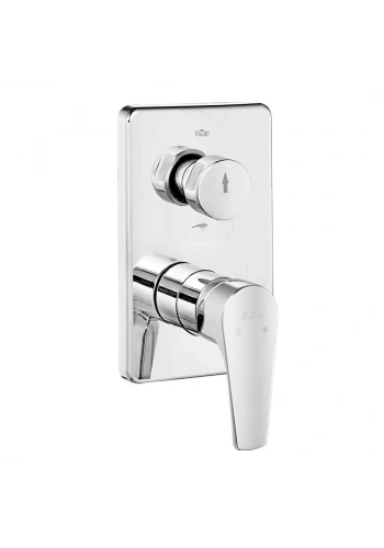 ECA Niobe Ankastre Banyo/Duş Bataryası Sıva Üstü Grubu 2 Yollu Krom