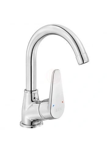 Eca Spylos Kuğu Borulu Lavabo Bataryası Krom