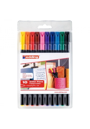 Edding 1200 Grafik Kalemi Seti 10 Renk
