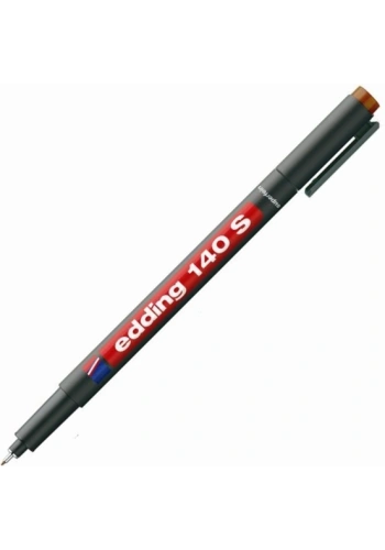Edding 140 S Çok Amaçlı Permanent Kalem (Asetat Kalemi) KAHVERENGİ
