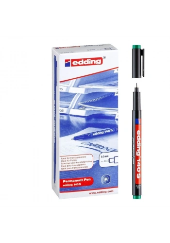 Edding 140 S Çok Amaçlı Permanent Kalem (Asetat Kalemi) YEŞİL 10lu Kutu