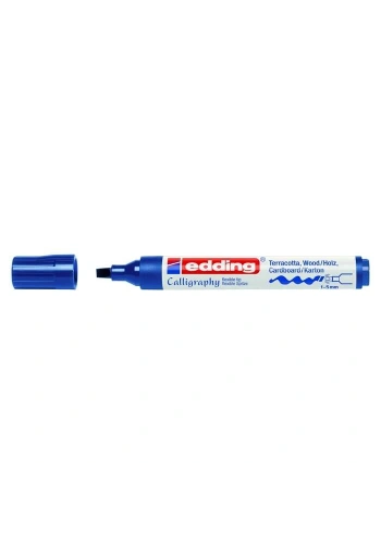Edding 1455 Esnek Uç Kaligrafi Kalemi 1-5 mm Mavi