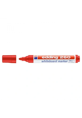 Edding 260 Whiteboard Marker Yazı Tahtası Kalemi Kırmızı