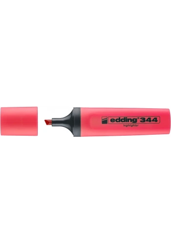 Edding 344 Highlighter Fosforlu İşaretleme Kalemi KIRMIZI