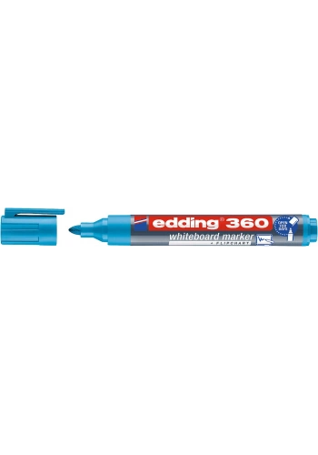 Edding 360 Whiteboard Marker Yazı Tahtası Kalemi AÇIK MAVİ