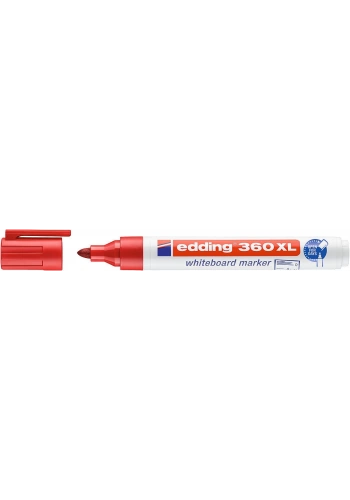 Edding 360 XL Whiteboard Marker Doldurulabilir Yazı Tahtası Kalemi Kırmızı