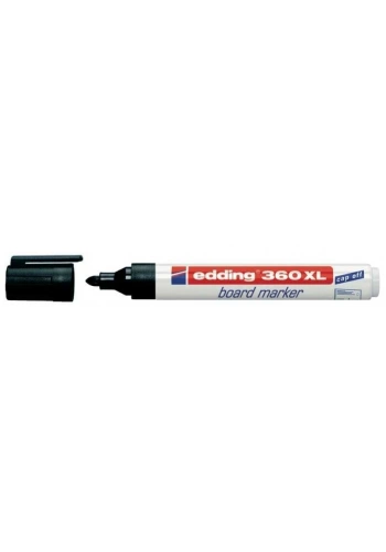 Edding 360 XL Whiteboard Marker Doldurulabilir Yazı Tahtası Kalemi Siyah