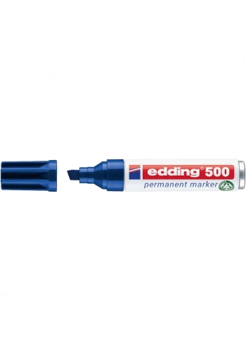 Edding 550 Yan Kesik Uç Permanent Marker Kalem 2-7 mm Mavi