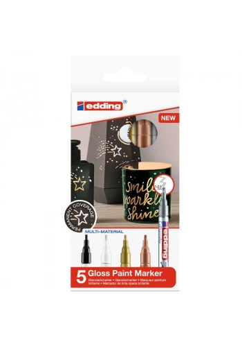 Edding 753 Kaligrafi Kalemi Seti 5 Renk