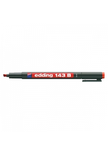 Edding Asetat Kalemi Permanent B Seri 1-3 MM Kırmızı 143 B