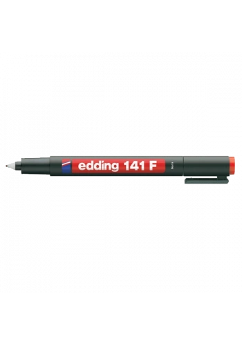 Edding Asetat Kalemi Permanent F Seri 0.6 MM Kırmızı 141F