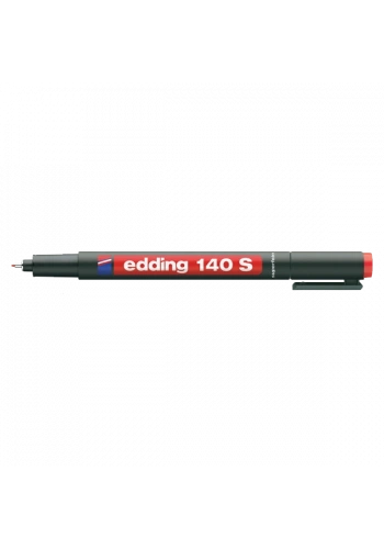 Edding Asetat Kalemi Permanent S Seri 0.3 MM Kırmızı 140 S