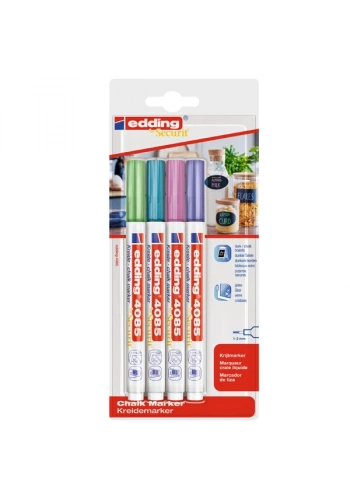 Edding Cam Kalemi 4 Lü Blister Metalik 4085