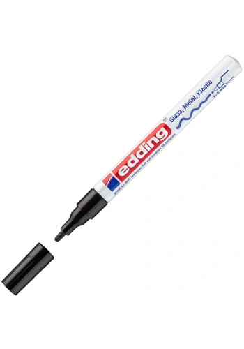 Edding Dekor Boya Yuvarlak Uçlu 1-2 MM Siyah 751CR